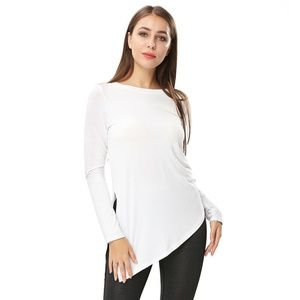 NWT ENIDMIL LS WHITE TUNIC OR TIE TOP XXL